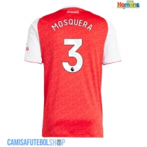 Camisa de time de futebol Arsenal Cristhian Mosquera #3 Replicas 1º Equipamento 2025-26 Manga Curta